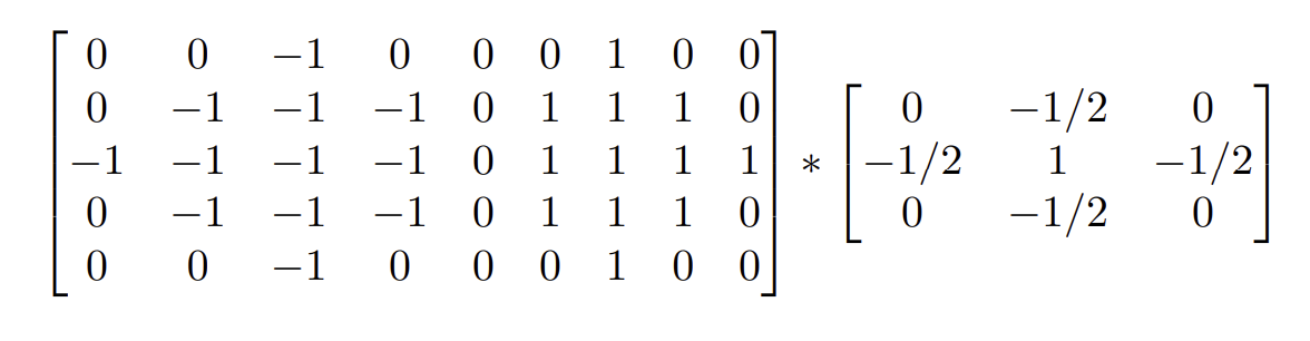 Solved Part (a): Derive The 2d Convolution Results Of The 