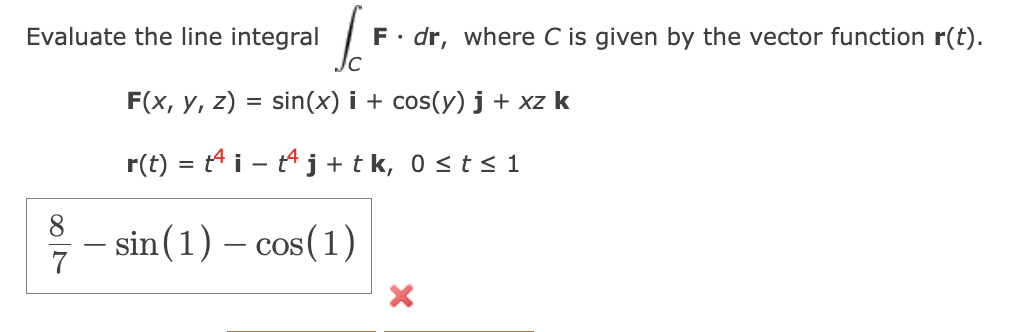 Solved Evaluate the line integral ∫CF⋅dr, where C is given | Chegg.com