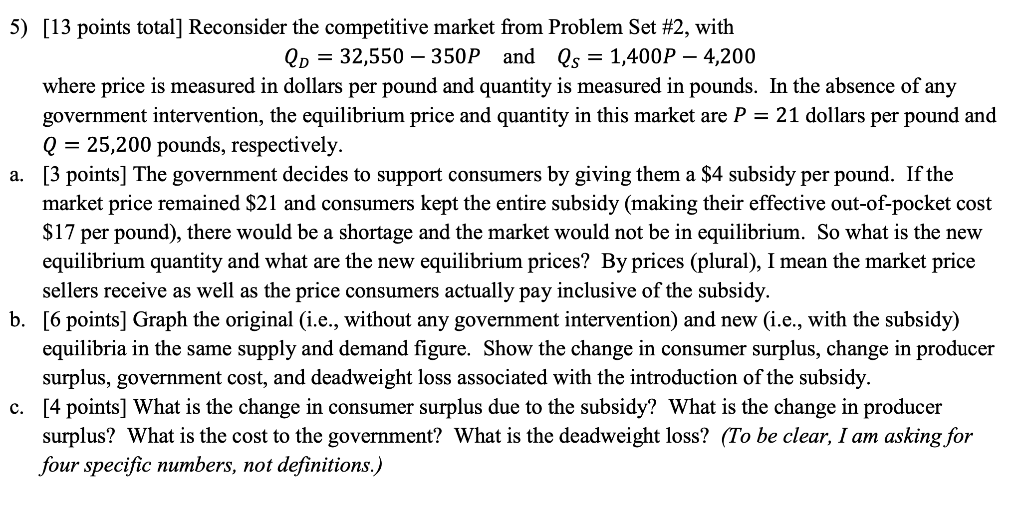 Solved Need part b and c. Part a is solved. Prices are | Chegg.com