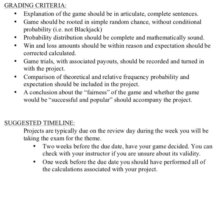 Solved 1. Explain how your game is played. Provide the