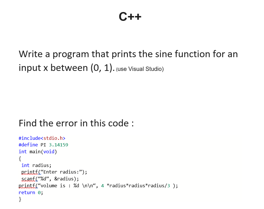 solved-c-write-a-program-that-prints-the-sine-function-for-chegg