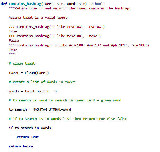 Solved The first parameter represents a valid tweet, and the | Chegg.com