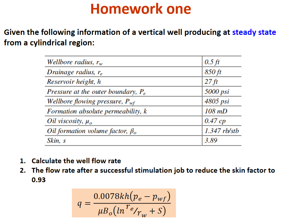 Solved Homework one Given the following information of a