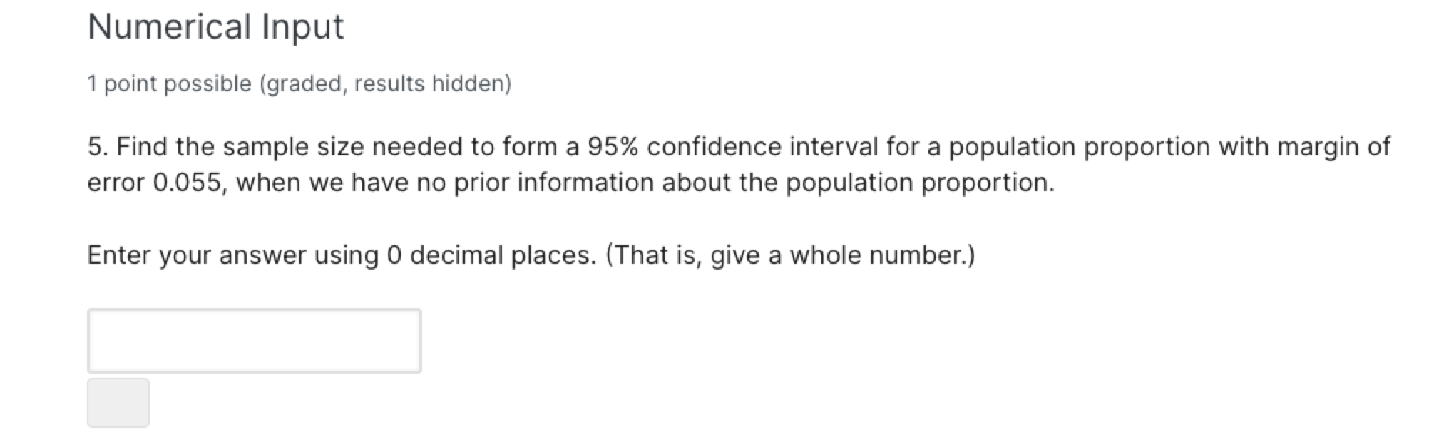 1 Point Possible (graded, Results Hidden) 5. Find The | Chegg.com