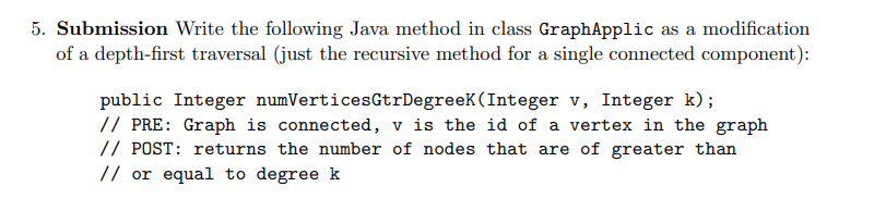 Solved 5. Submission Write the following Java method in | Chegg.com