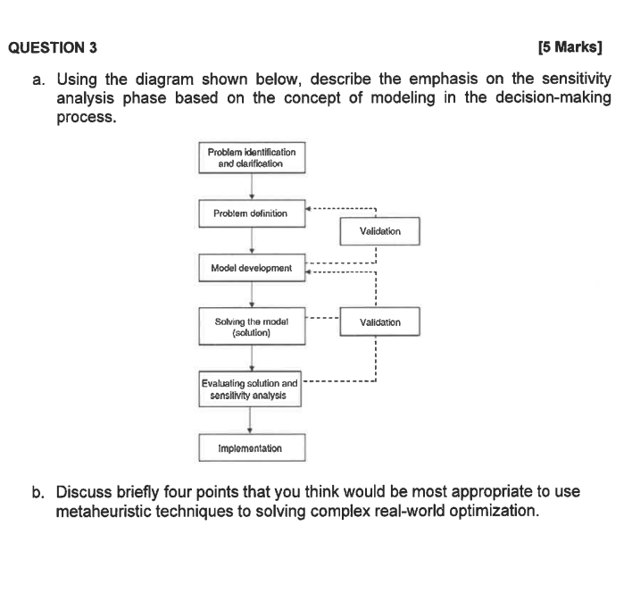 Solved Question 3 [5 Marks] A Using The Diagram Shown