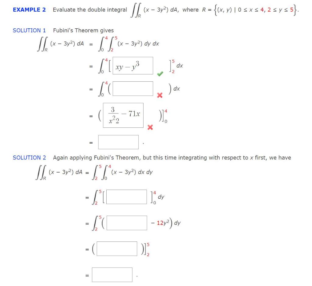 Solved Example 2 Evaluate The Double Integral Sex X 3y2 7092