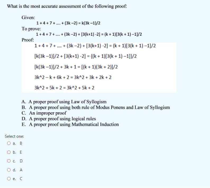 Solved For all sets A, B, and C, which of the following | Chegg.com