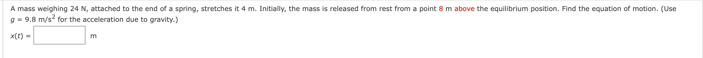Solved g=9.8 m/s2 for the acceleration due to gravity.) | Chegg.com
