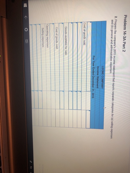 Solved Questions 9-10 (of 10)> Save & Problem 14-3A Schedule | Chegg.com