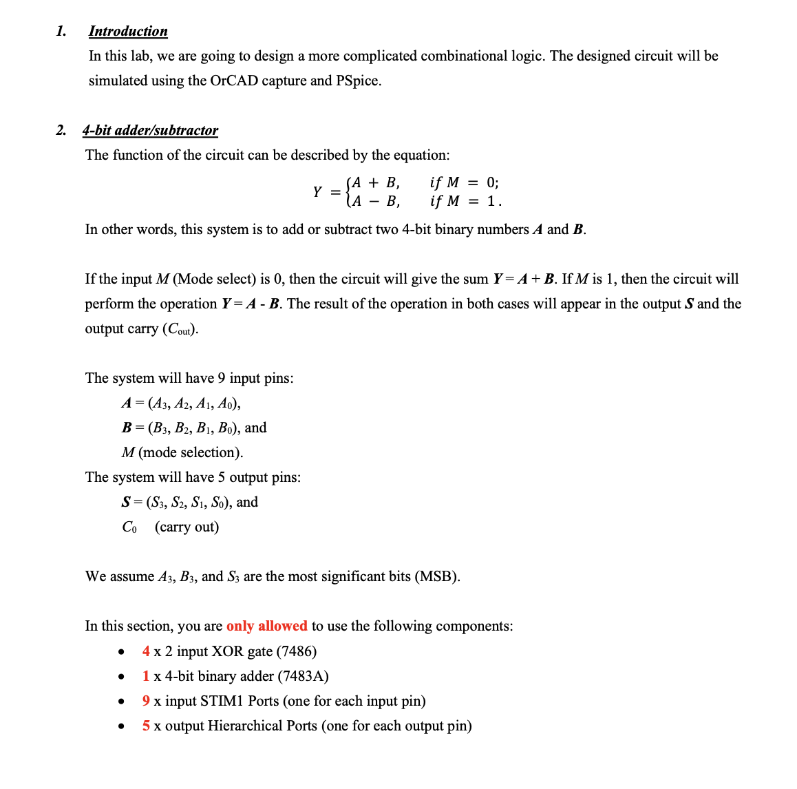 Solved 2.3 Design Complete The Following Schematic Using | Chegg.com