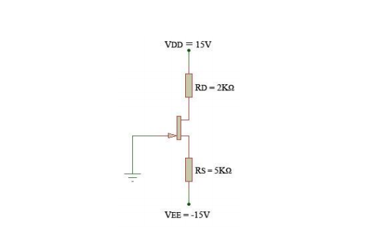 Solved In the n-channel JFET circuit given in the figure, = | Chegg.com