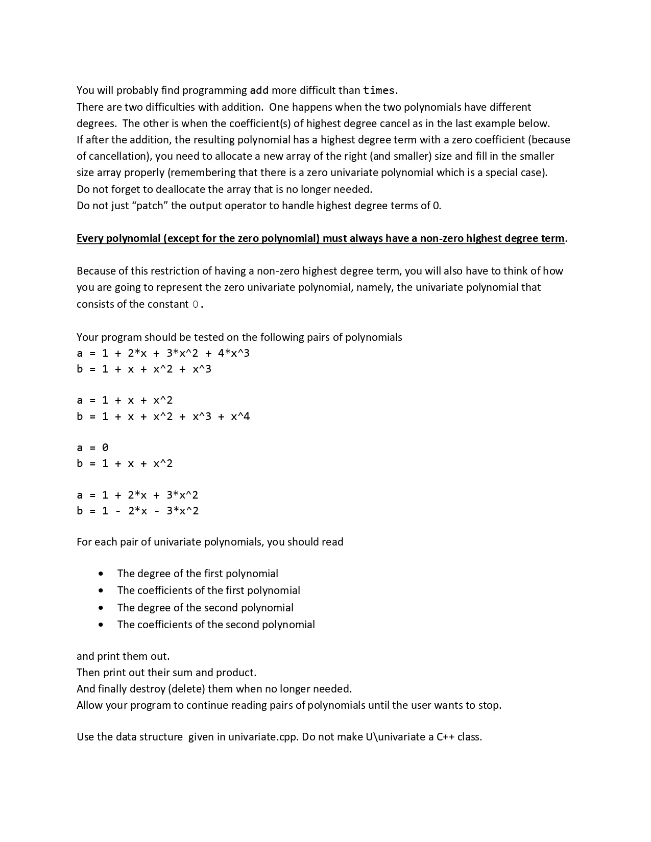 Solved Only in C++ and follow the instructions. Do not copy | Chegg.com