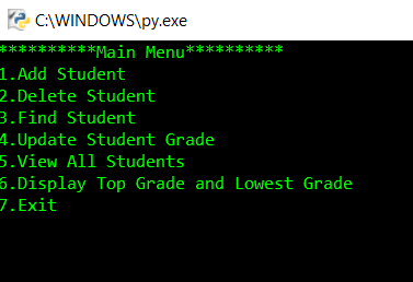 Solved In python, Display the following menu. The program | Chegg.com