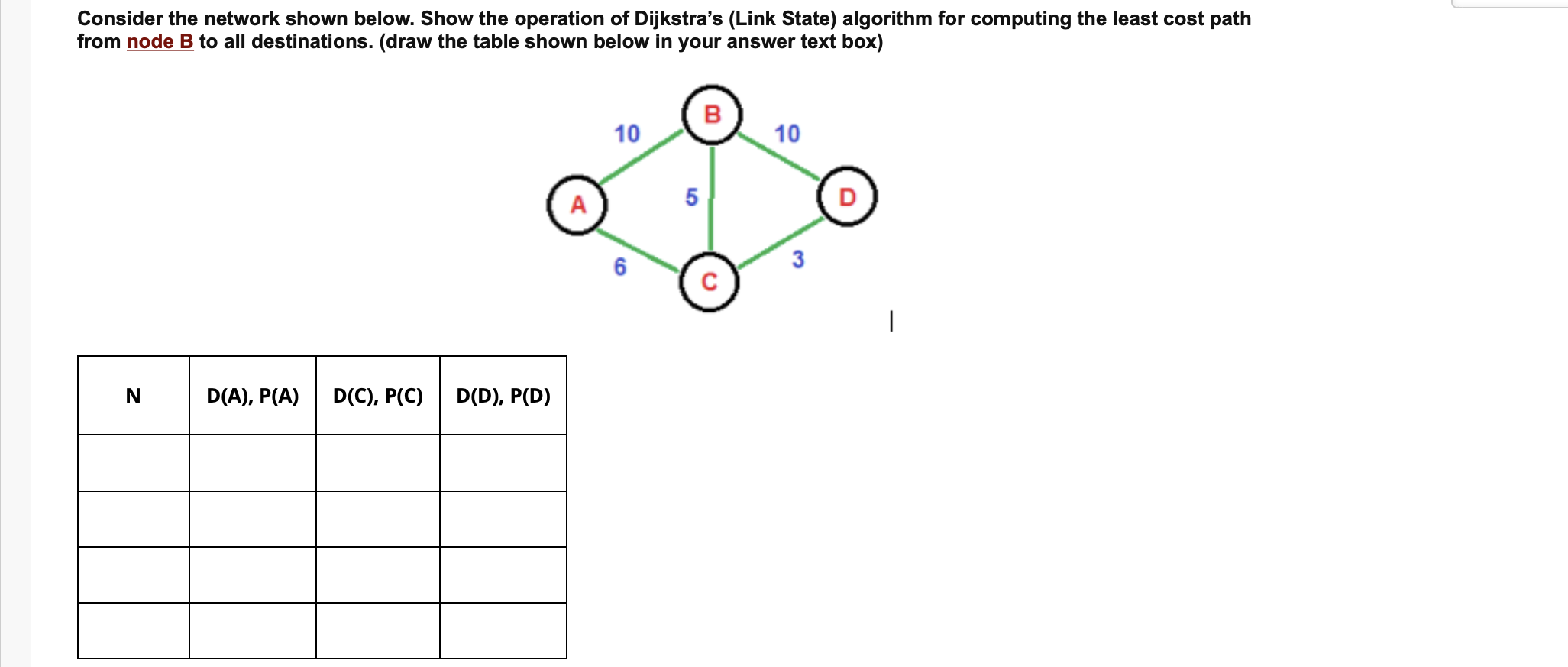 Solved Consider The Network Shown Below. Show The Operation | Chegg.com