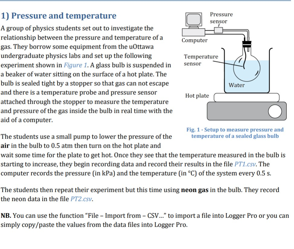 Solved 1) Pressure And Temperature Pressure Sensor A Group | Chegg.com