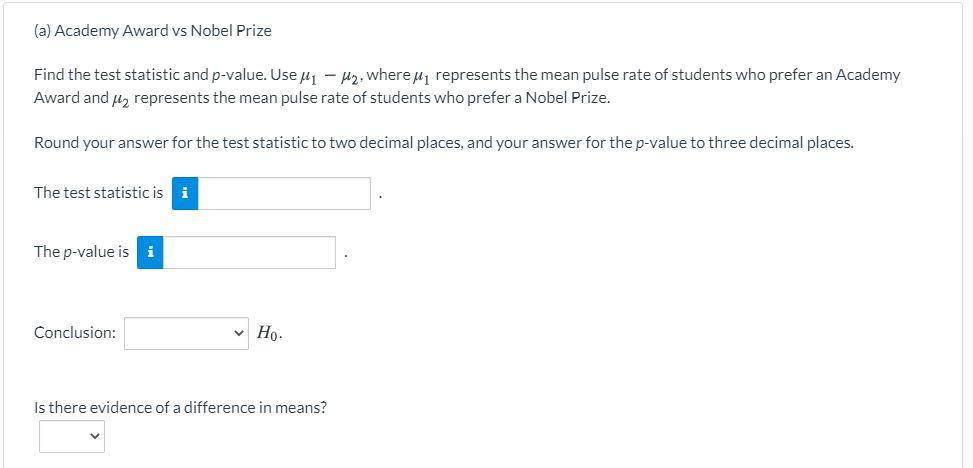 Solved Exercise and Award Preference We have found evidence | Chegg.com