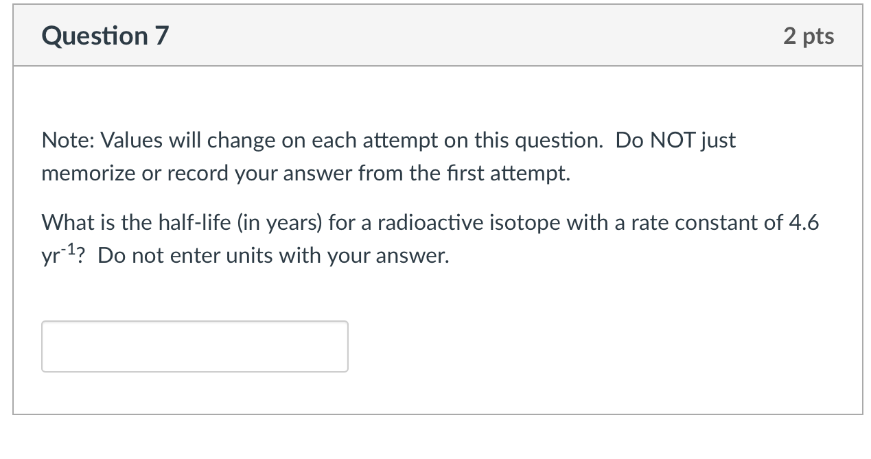 Solved Which isotope in the list below is most likely to be Chegg com