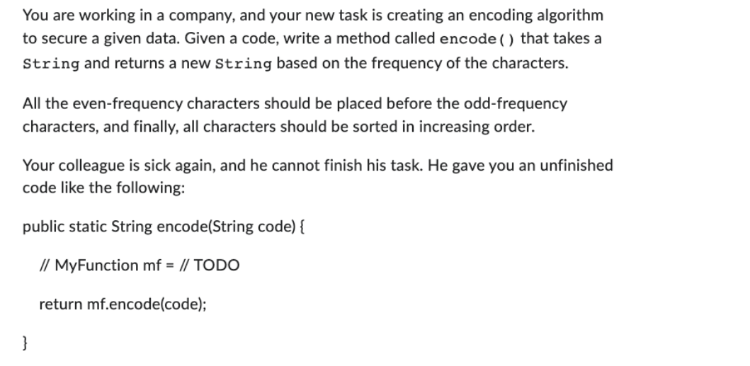 Solved Suppose you have a functional interface like the | Chegg.com