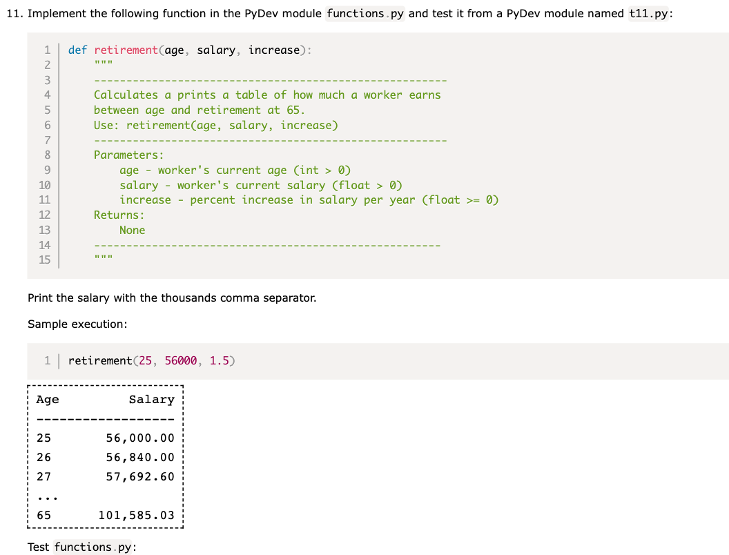 Solved Print the salary with the thousands comma separator. | Chegg.com