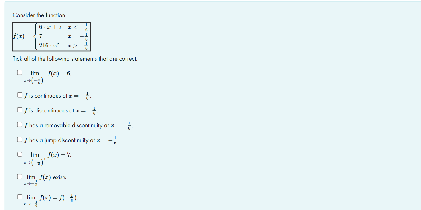 Solved Consider the function | Chegg.com