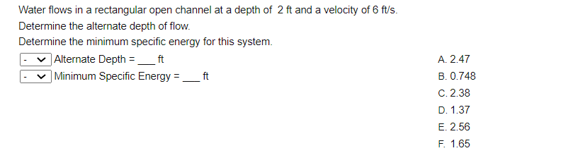Solved Water flows in a rectangular open channel at a depth | Chegg.com
