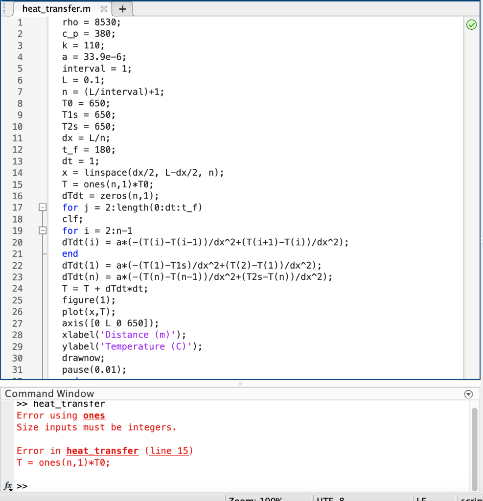 Solved _transfer.m ind Window eat_transter using ones inputs | Chegg.com