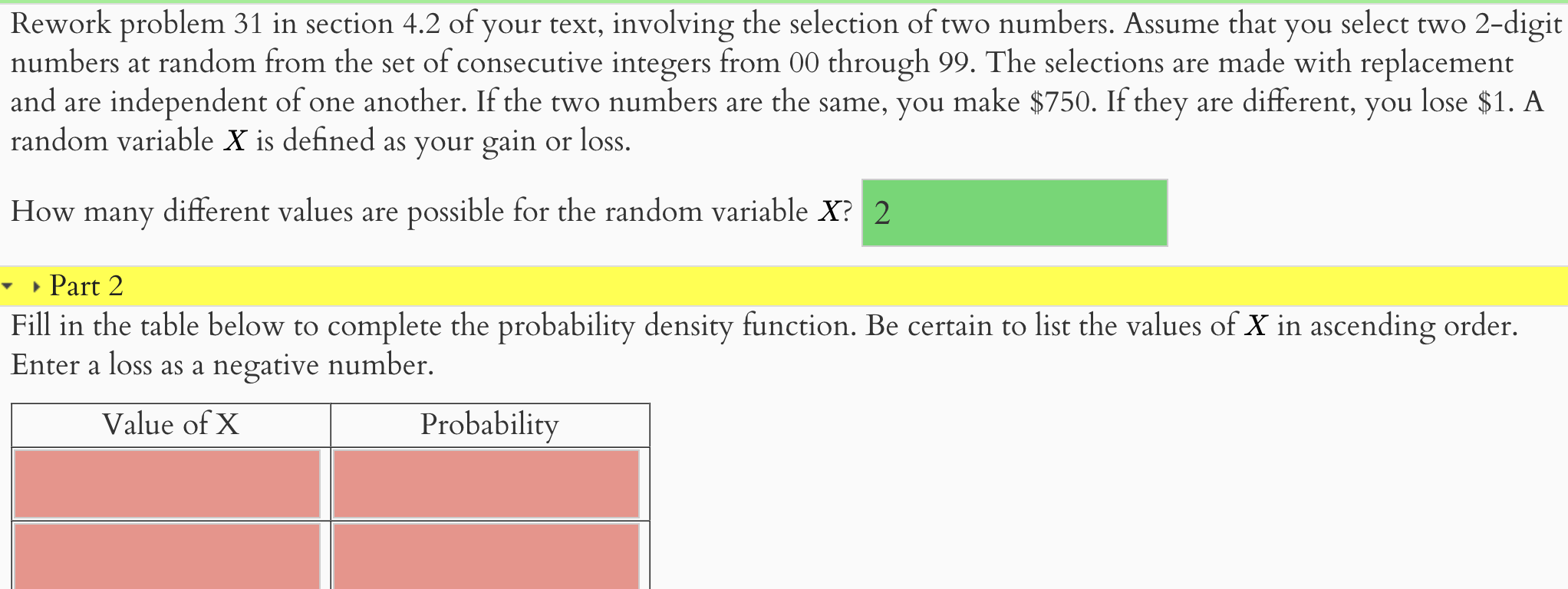 Solved Rework problem 31 in section 4.2 of your text, | Chegg.com