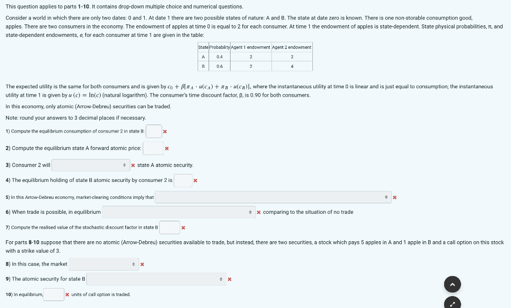 Solved This question applies to parts 1-10. It contains | Chegg.com