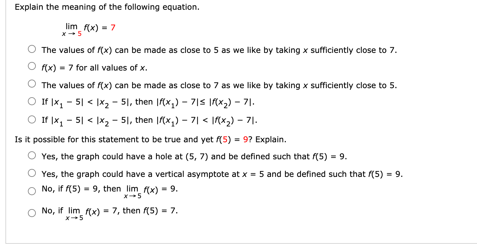 Explain The Meaning Of The Following Equation Chegg Com