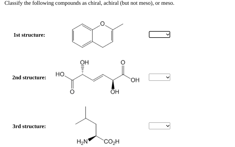 Solved a b d Identify each of the above structures as either | Chegg.com