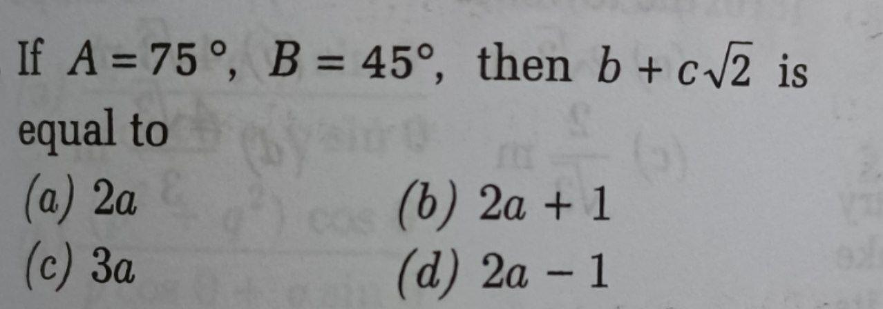 b=45 c=70 a=24 6