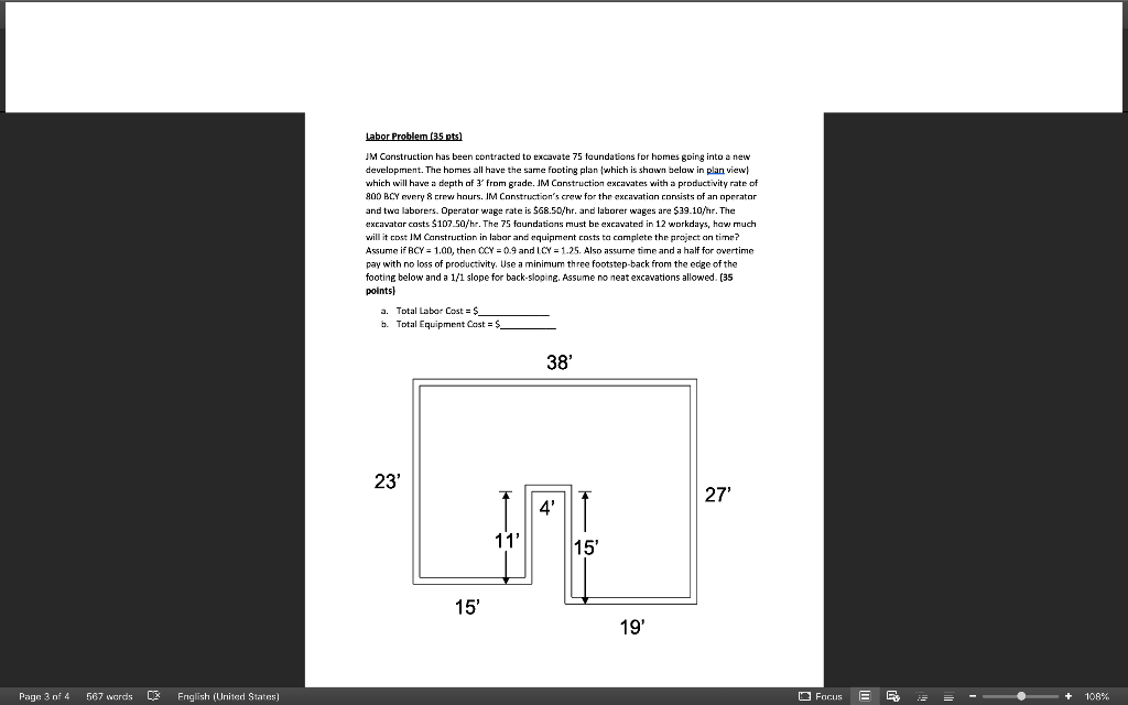Estimate the volume of concrete (CY), tons of rebar,