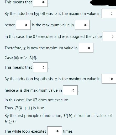 Solved Consider the following algorithm for finding the | Chegg.com