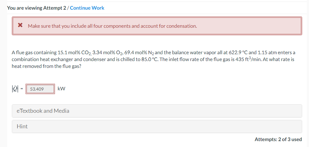 You are viewing Attempt 2/ Continue Work X Make sure | Chegg.com