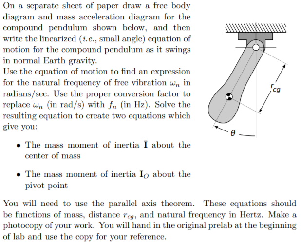 Solved - Draw a proper Free body diagram (+4) - Write the