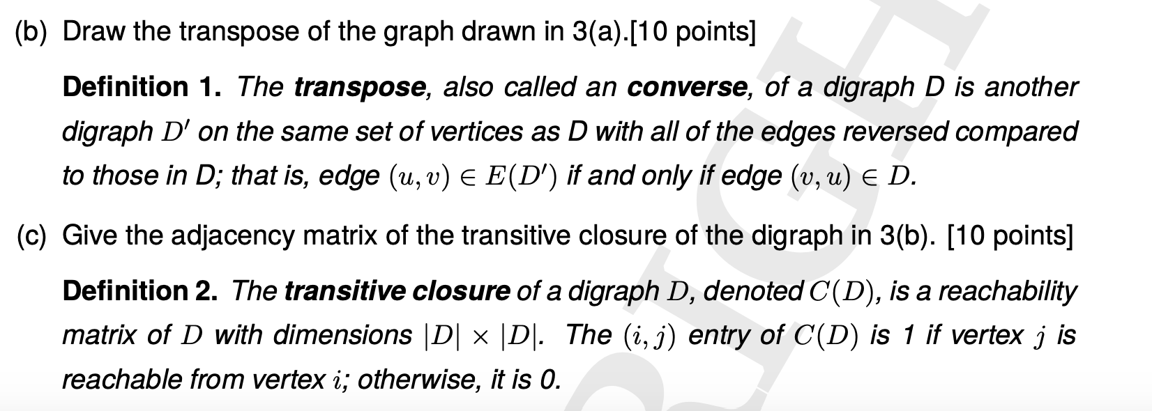 Solved 3. Consider the incidence matrix ß for a digraph | Chegg.com