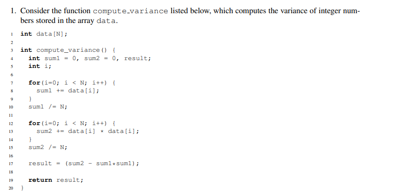 Solved Suppose this program is executing on a 32-bit | Chegg.com