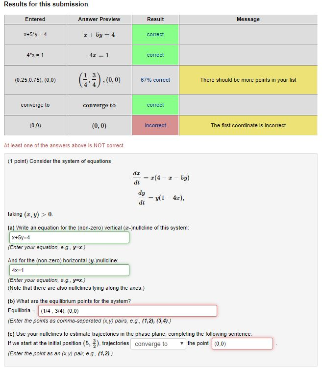 Solved Results for this submission Entered Answer Preview | Chegg.com
