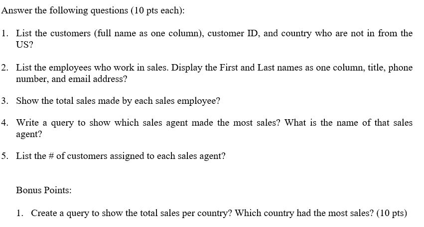 Solved Answer The Following Questions ( 10 Pts Each): 1. | Chegg.com