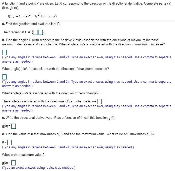 Solved A Function F And A Point P Are Given Let 0 Corres Chegg Com