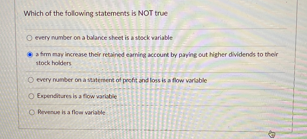 Solved Which of the following statements is NOT true O every | Chegg.com