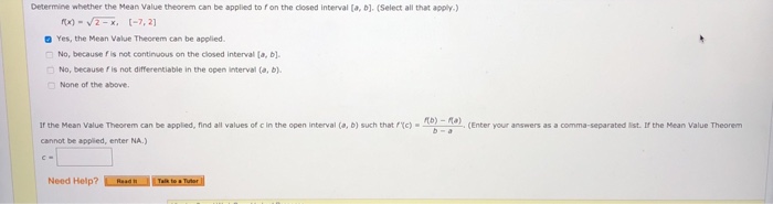 solved-determine-whether-the-mean-value-theorem-can-be-chegg