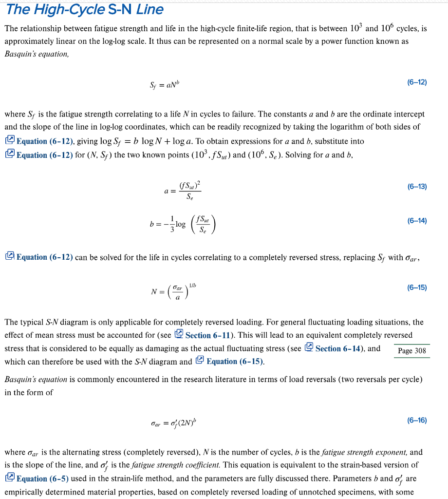 Solved Question I: If σf, the fatigue strength coefficient | Chegg.com