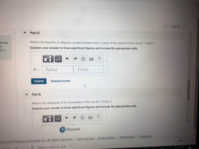 Solved A remotecontrolled car is moving in a vacant parking