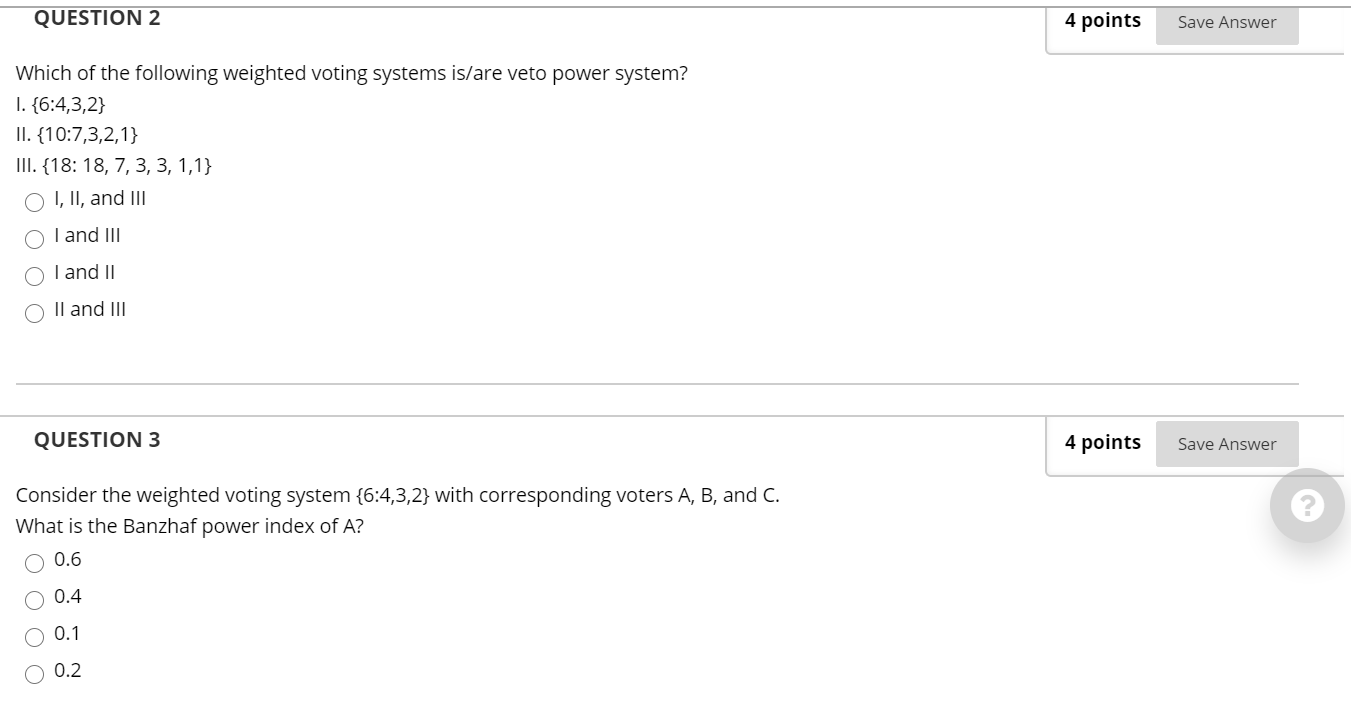 Solved QUESTION 2 4 points Save Answer Which of the | Chegg.com