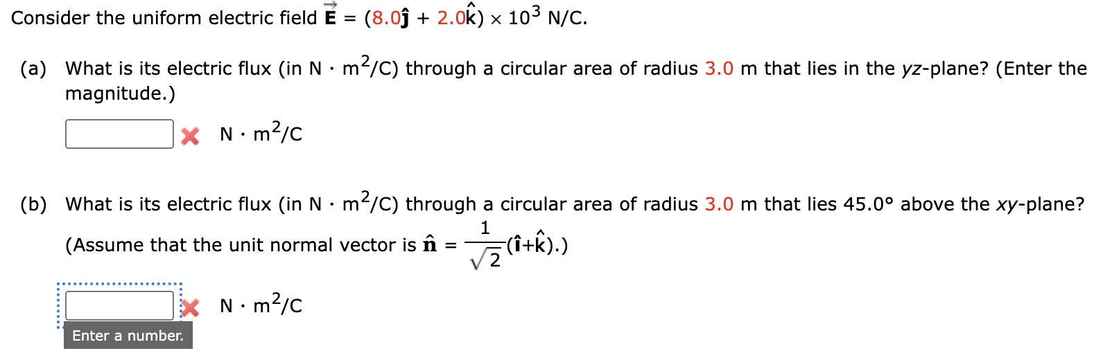 Solved Consider The Uniform Electric Field | Chegg.com