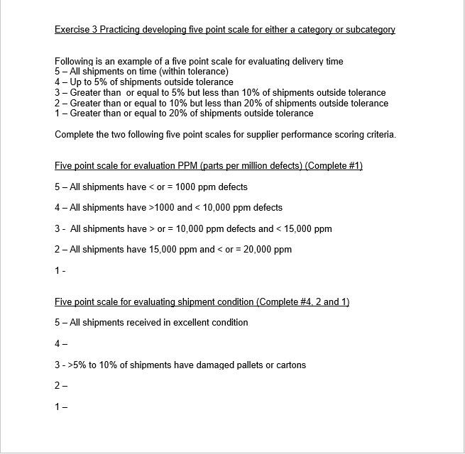 Solved Show the weighted score in each category for each | Chegg.com
