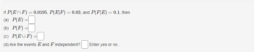 Solved If A and B are two mutually exclusive events with | Chegg.com