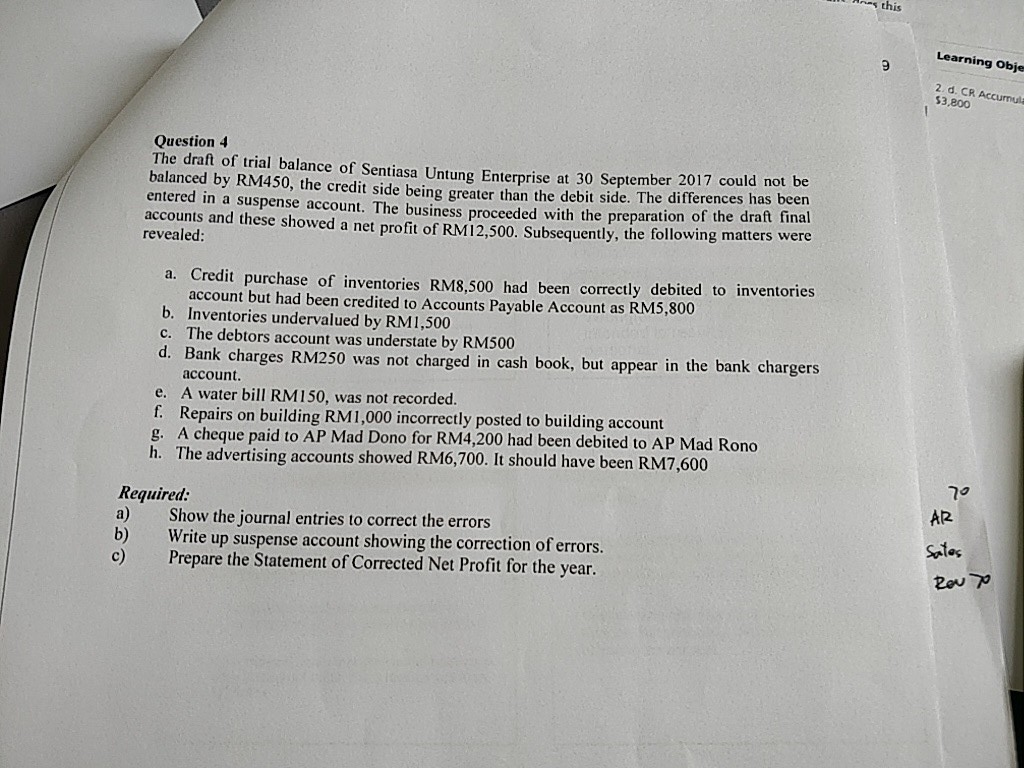 a) Show the journal entries to correct the errors b)
